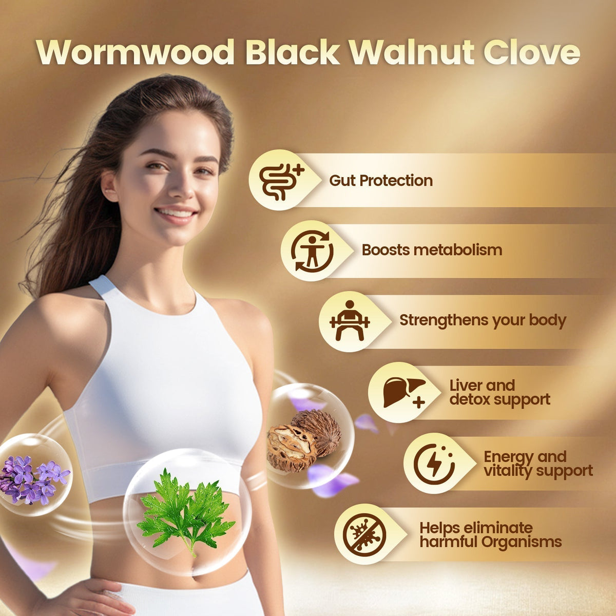 Black Walnut Wormwood Capsules