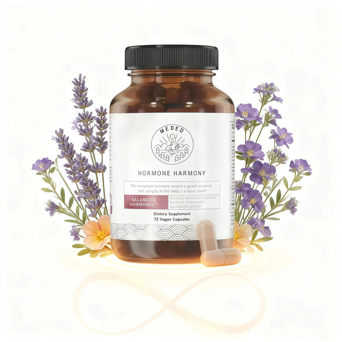 Hormone Harmony: Menopause Support for Weight Loss & Balance | 72 Vegan Capsules