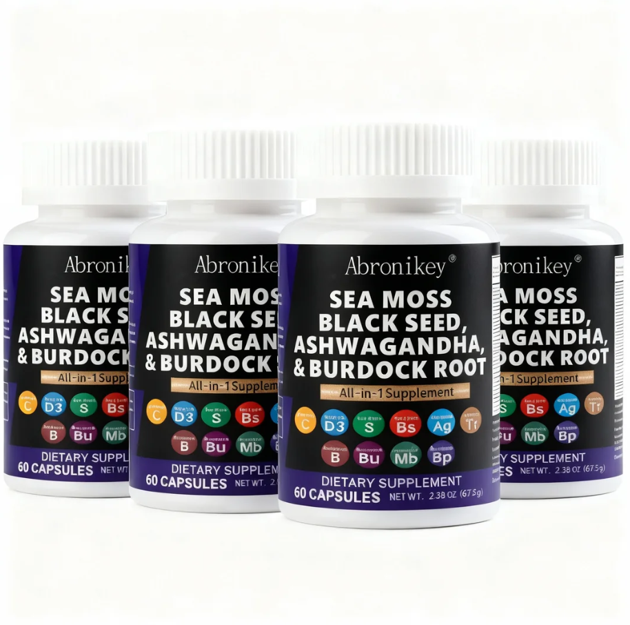 Sea Moss Supplement 60 Caps - Immune Boost + Gut Health | Premium Natural Sea Moss