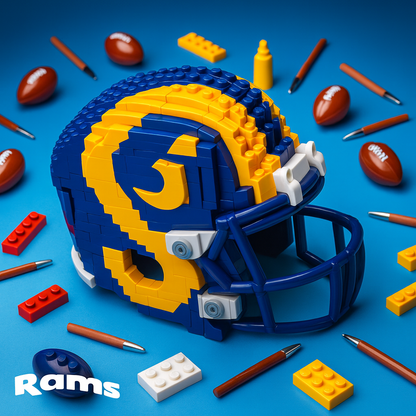 NFL Brick Helmet Collection – Creative Building Blocks Fan Gift