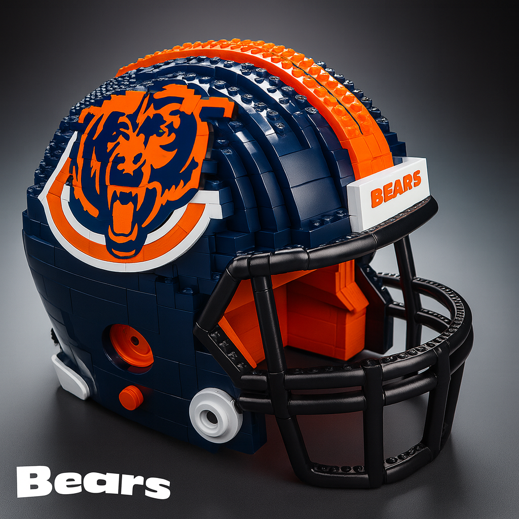 NFL Brick Helmet Collection – Creative Building Blocks Fan Gift