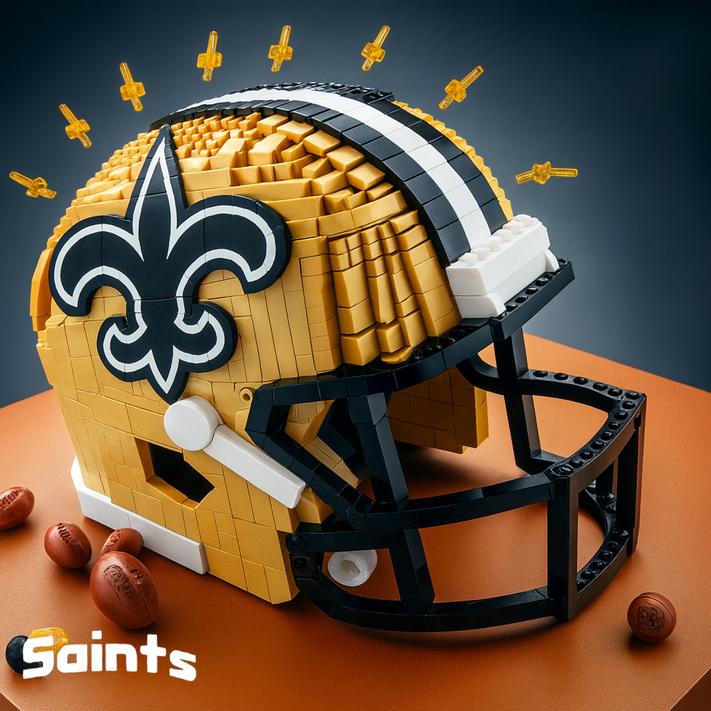 NFL Brick Helmet Collection – Creative Building Blocks Fan Gift