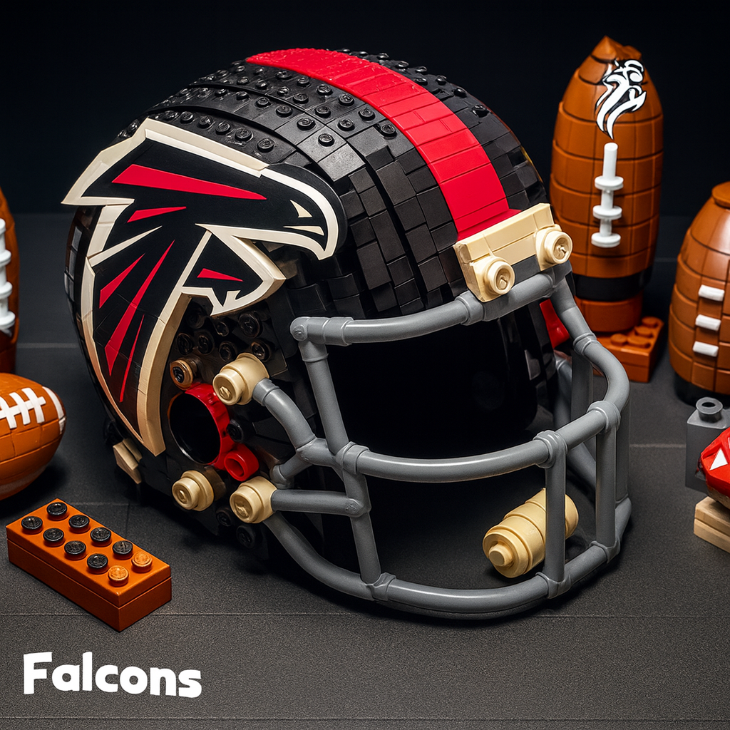 NFL Brick Helmet Collection – Creative Building Blocks Fan Gift