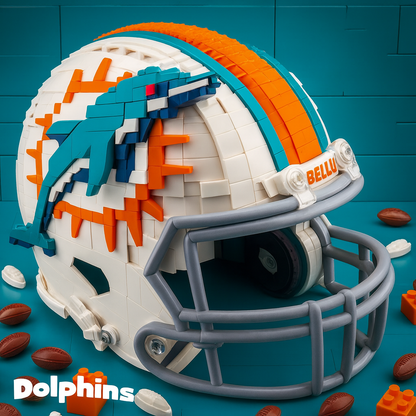 NFL Brick Helmet Collection – Creative Building Blocks Fan Gift