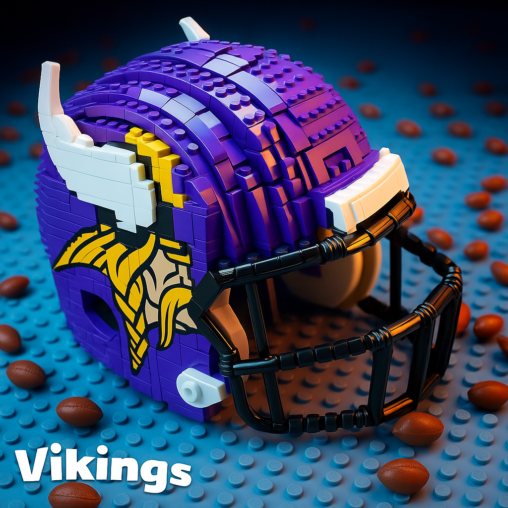 NFL Brick Helmet Collection – Creative Building Blocks Fan Gift