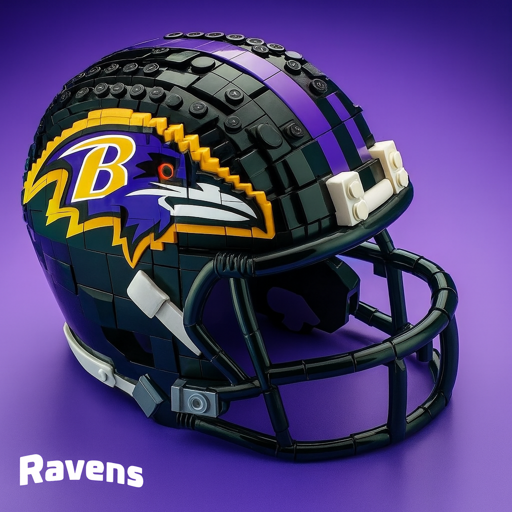 NFL Brick Helmet Collection – Creative Building Blocks Fan Gift